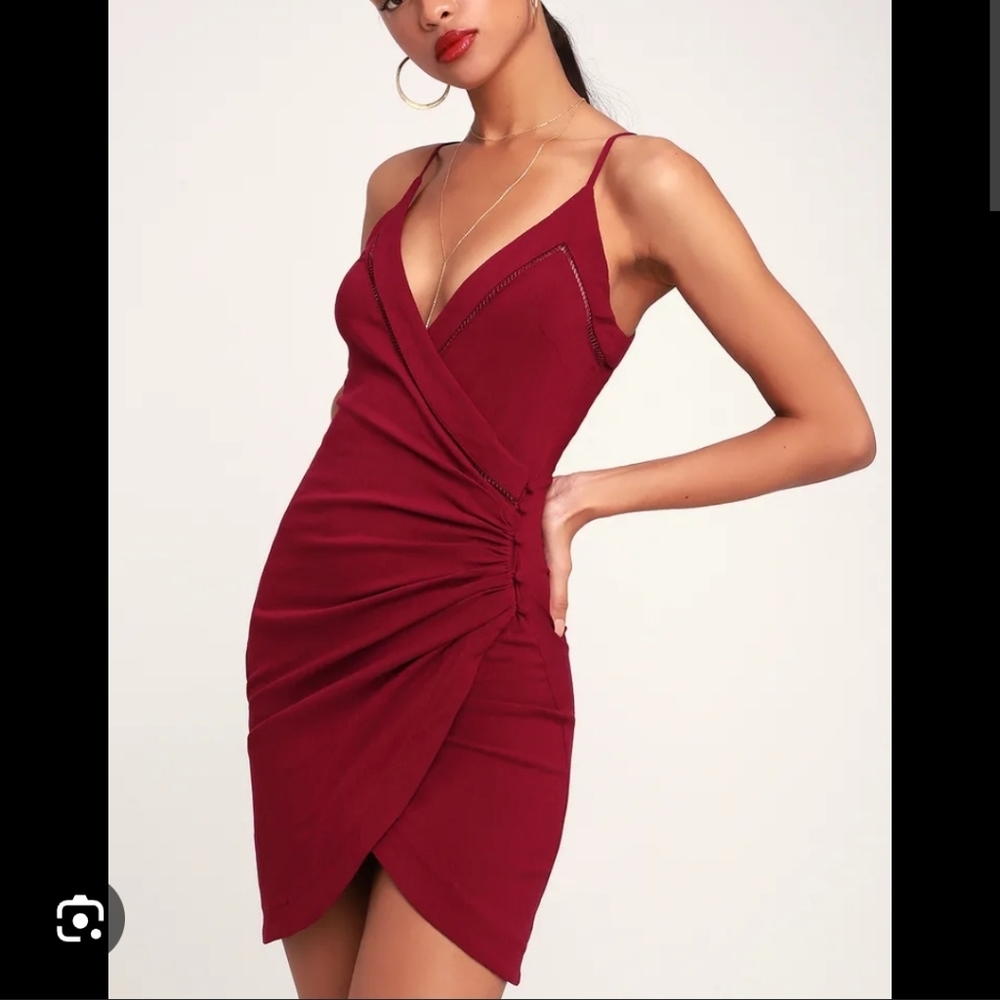 Free People Dylan Wrap Dress in Desert - Picture 5 of 6